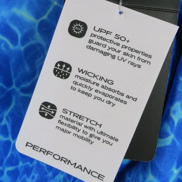 Silver Bait* Men's Long Sleeve Thumb Hole Crew Neck Curved Hem Tee Shirt~Size 2X - Picture 9 of 13